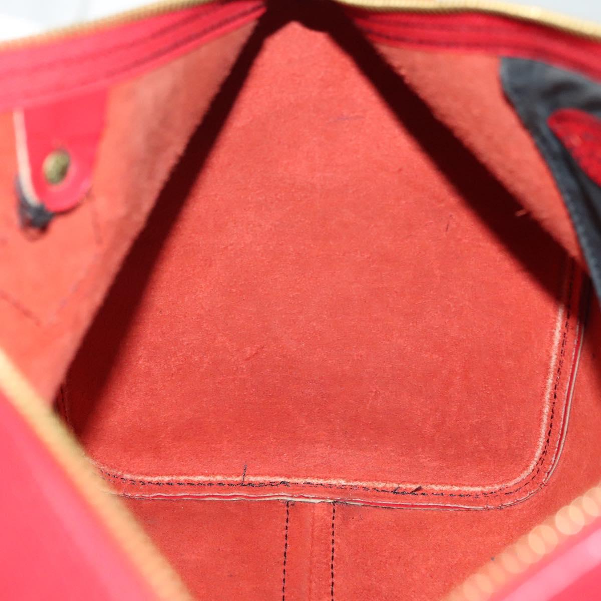 LOUIS VUITTON Epi Speedy 35 Hand Bag Castilian Red M42997 LV Auth 136904