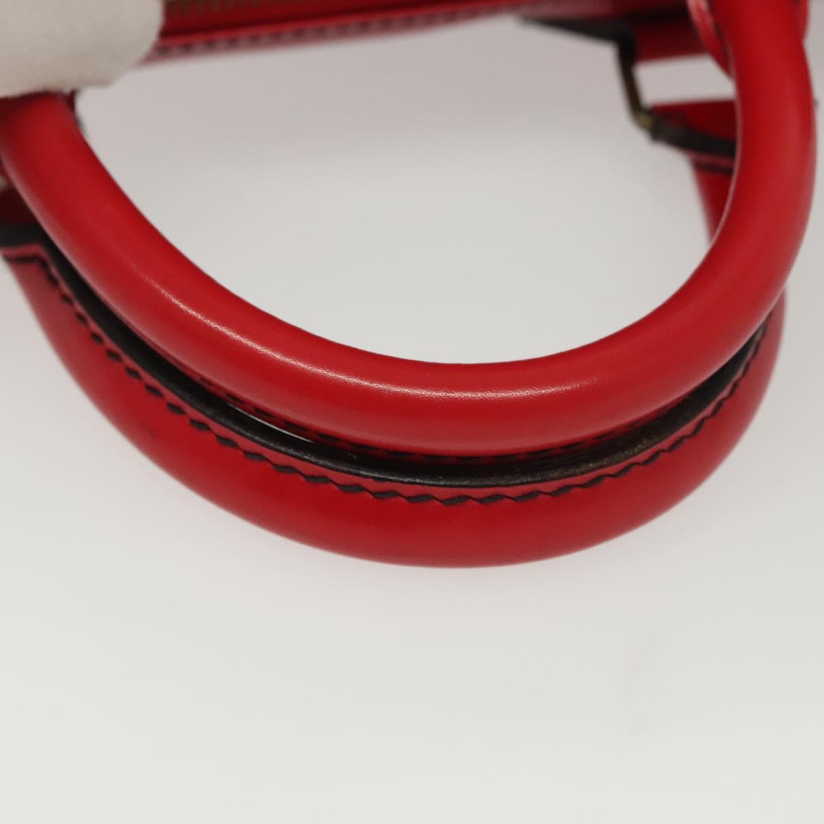 LOUIS VUITTON Epi Speedy 35 Hand Bag Castilian Red M42997 LV Auth 136904
