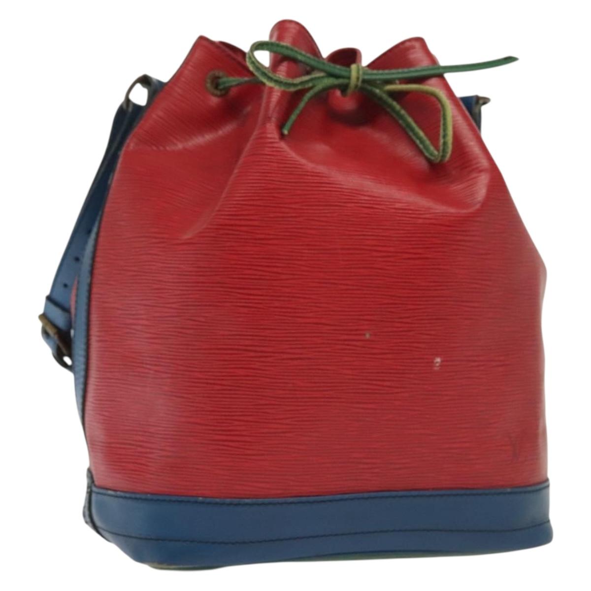 LOUIS VUITTON Epi Toriko Color Noe Bag Red Blue Green M44084 LV Auth 136908