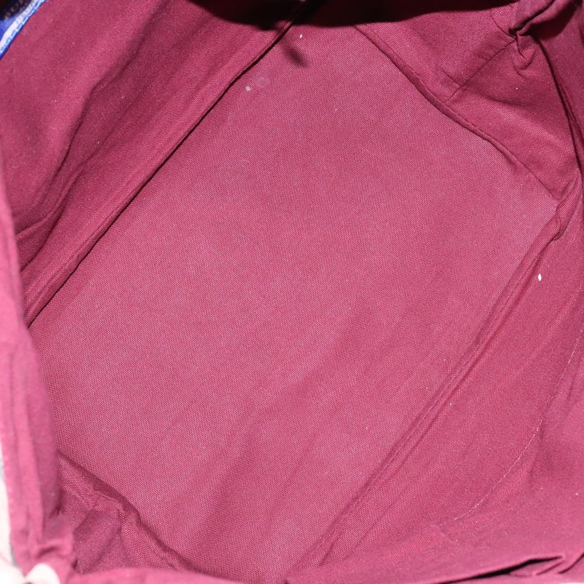 BURBERRY Nova Check Blue Label Tote Bag Canvas Beige Auth 136920