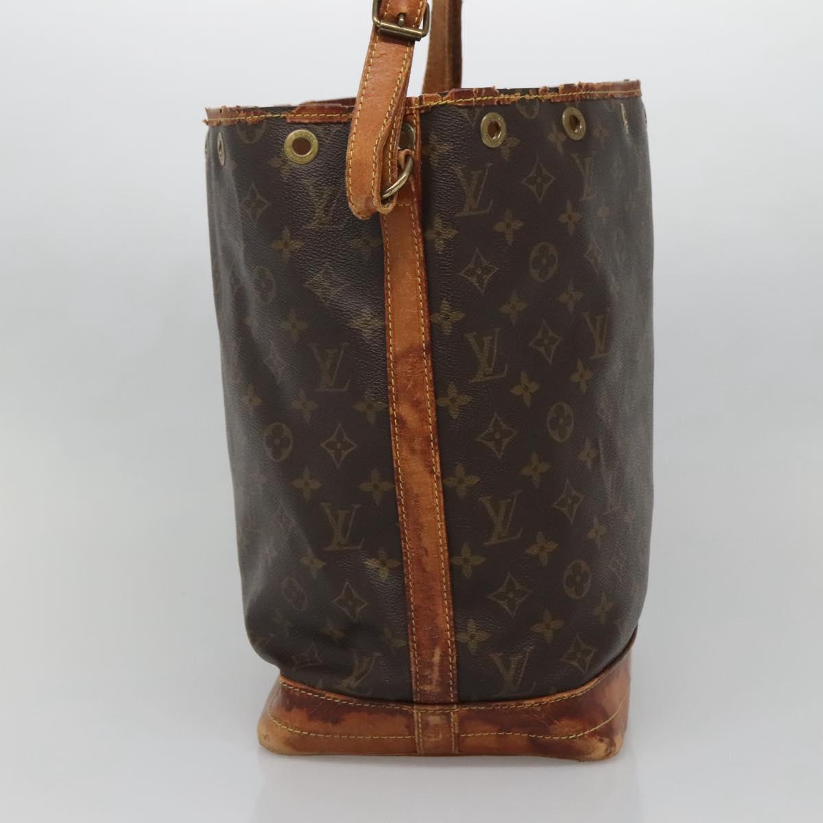 LOUIS VUITTON Monogram Noe Shoulder Bag M42224 LV Auth 136930