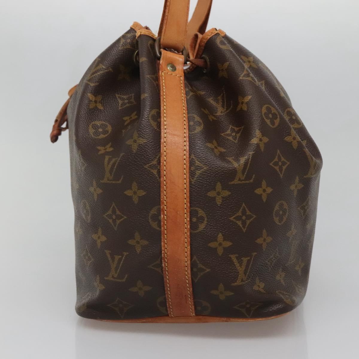 LOUIS VUITTON Monogram Petit Noe Shoulder Bag M42226 LV Auth 136931