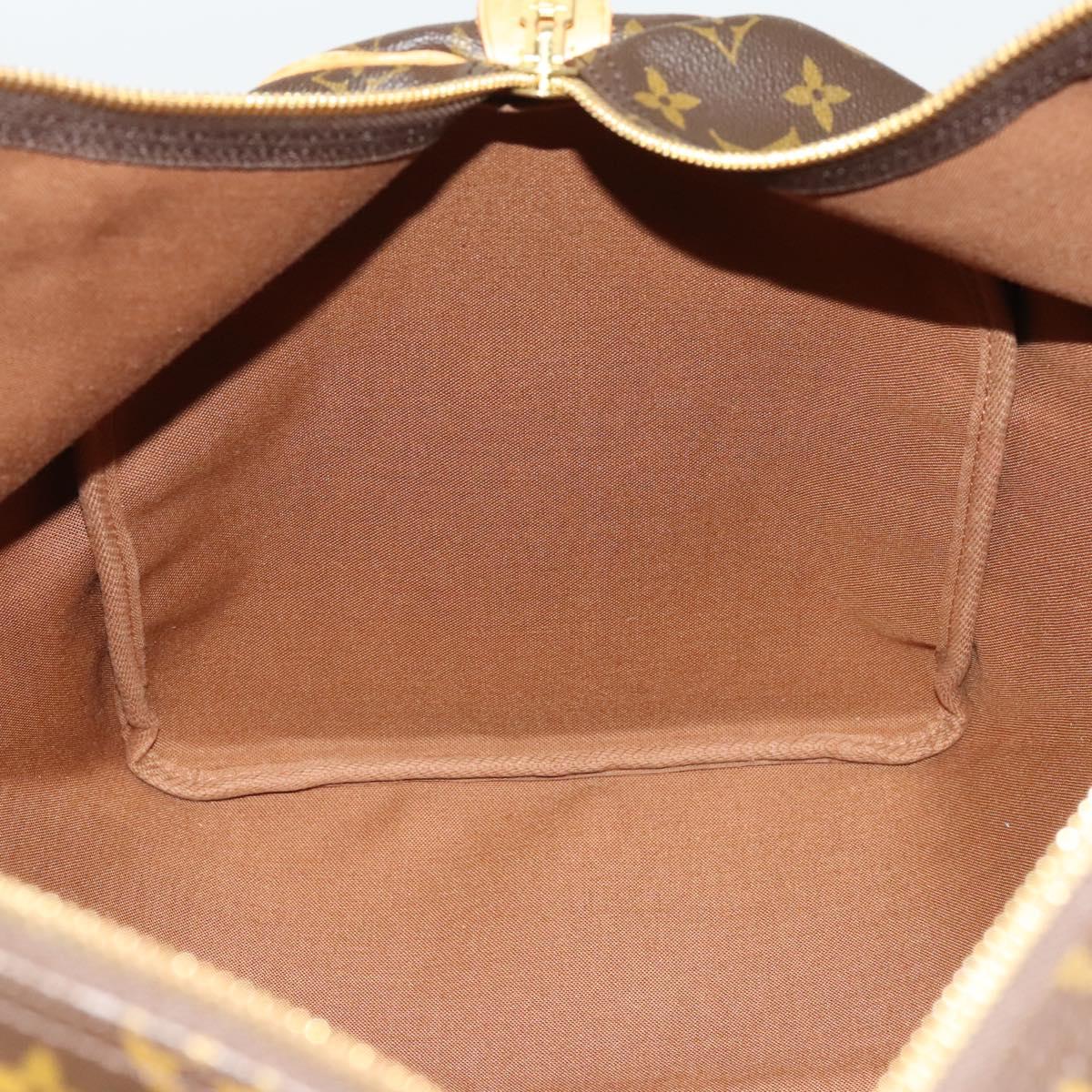 LOUIS VUITTON Monogram Keepall 55 Boston Bag M41424 LV Auth 136943
