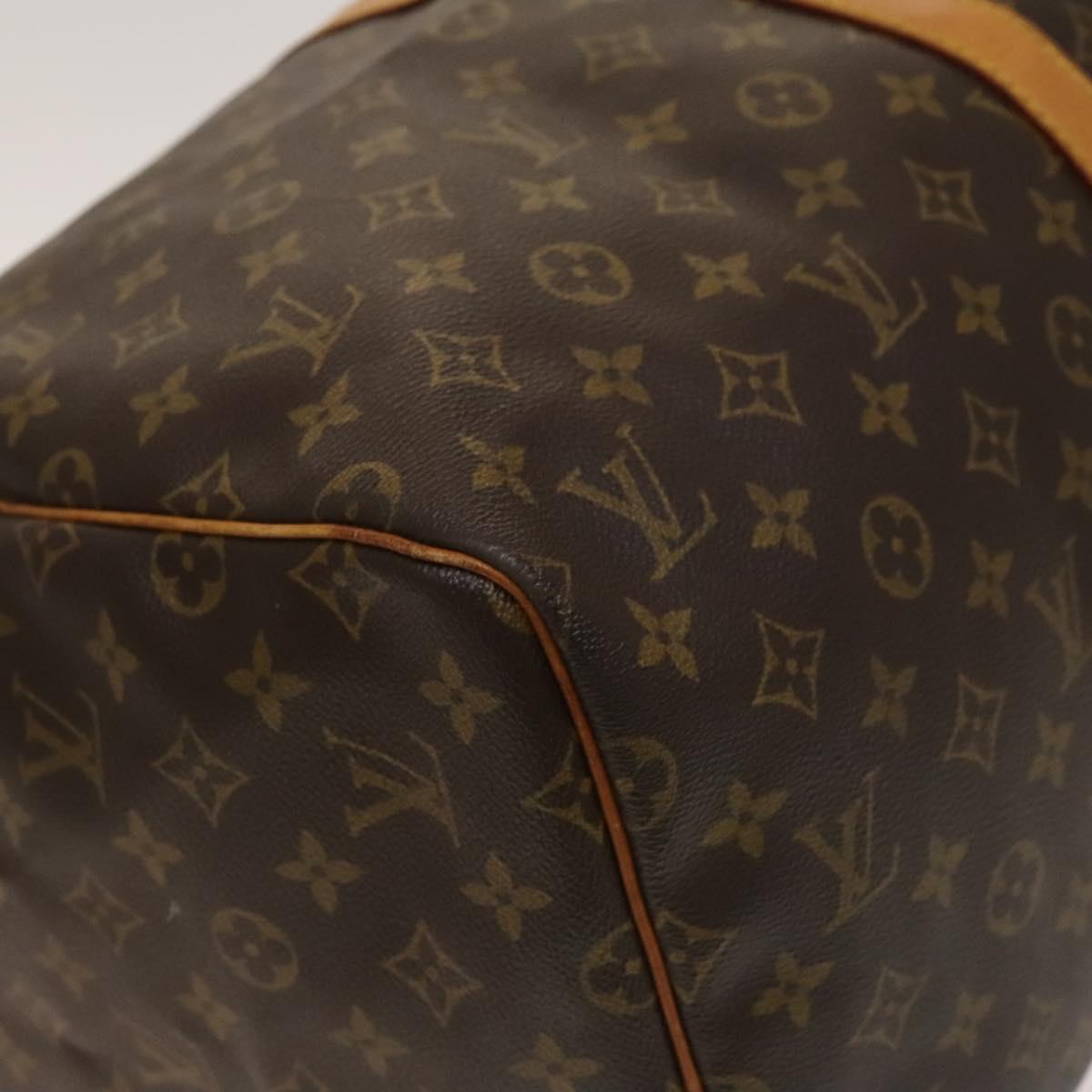 LOUIS VUITTON Monogram Keepall 55 Boston Bag M41424 LV Auth 136944