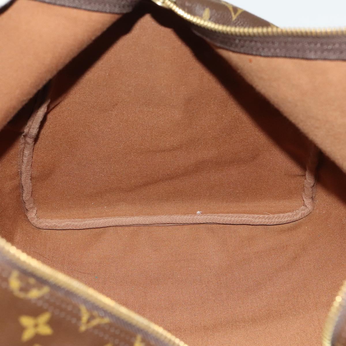 LOUIS VUITTON Monogram Keepall 55 Boston Bag M41424 LV Auth 136944