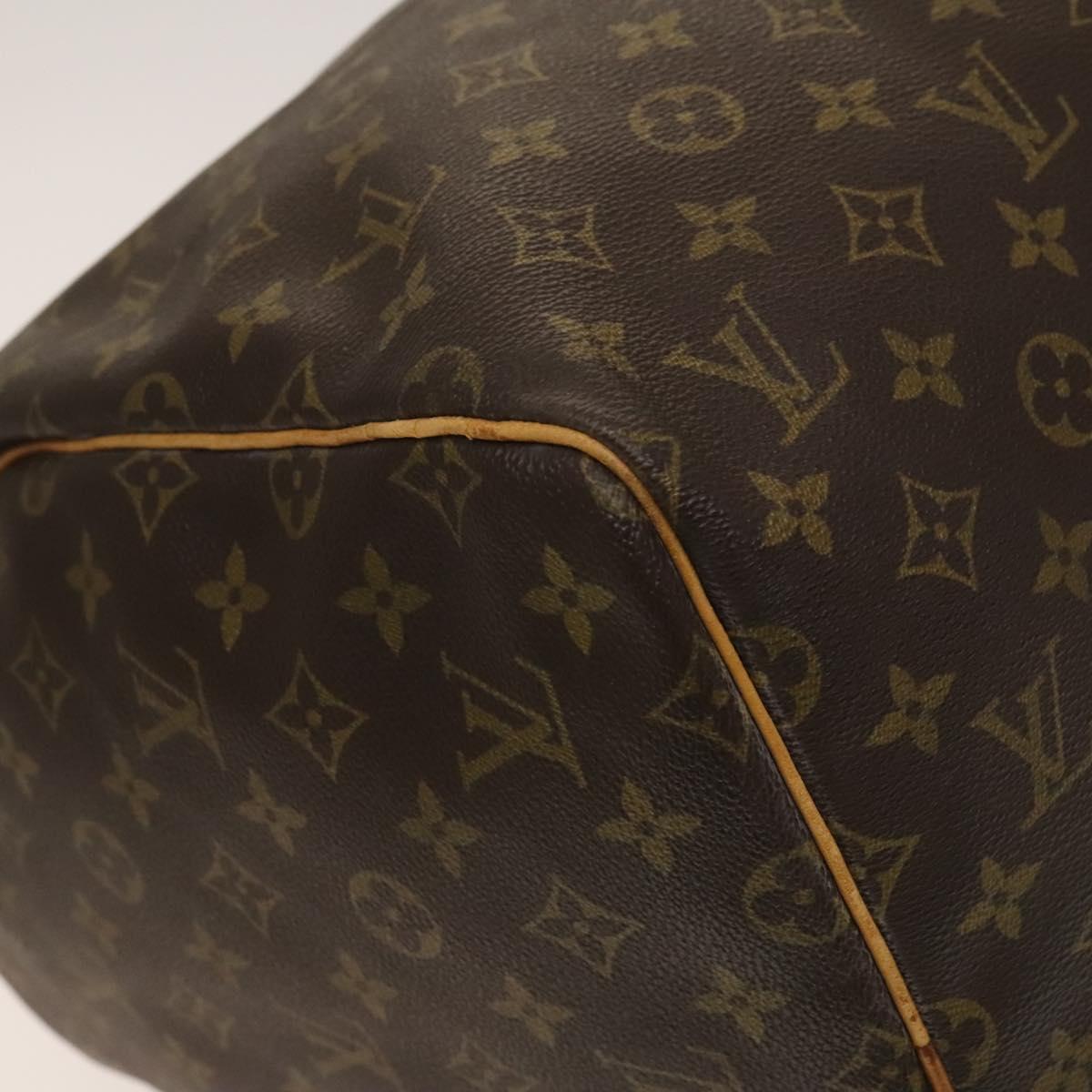 LOUIS VUITTON Monogram Keepall 55 Boston Bag M41424 LV Auth 136945