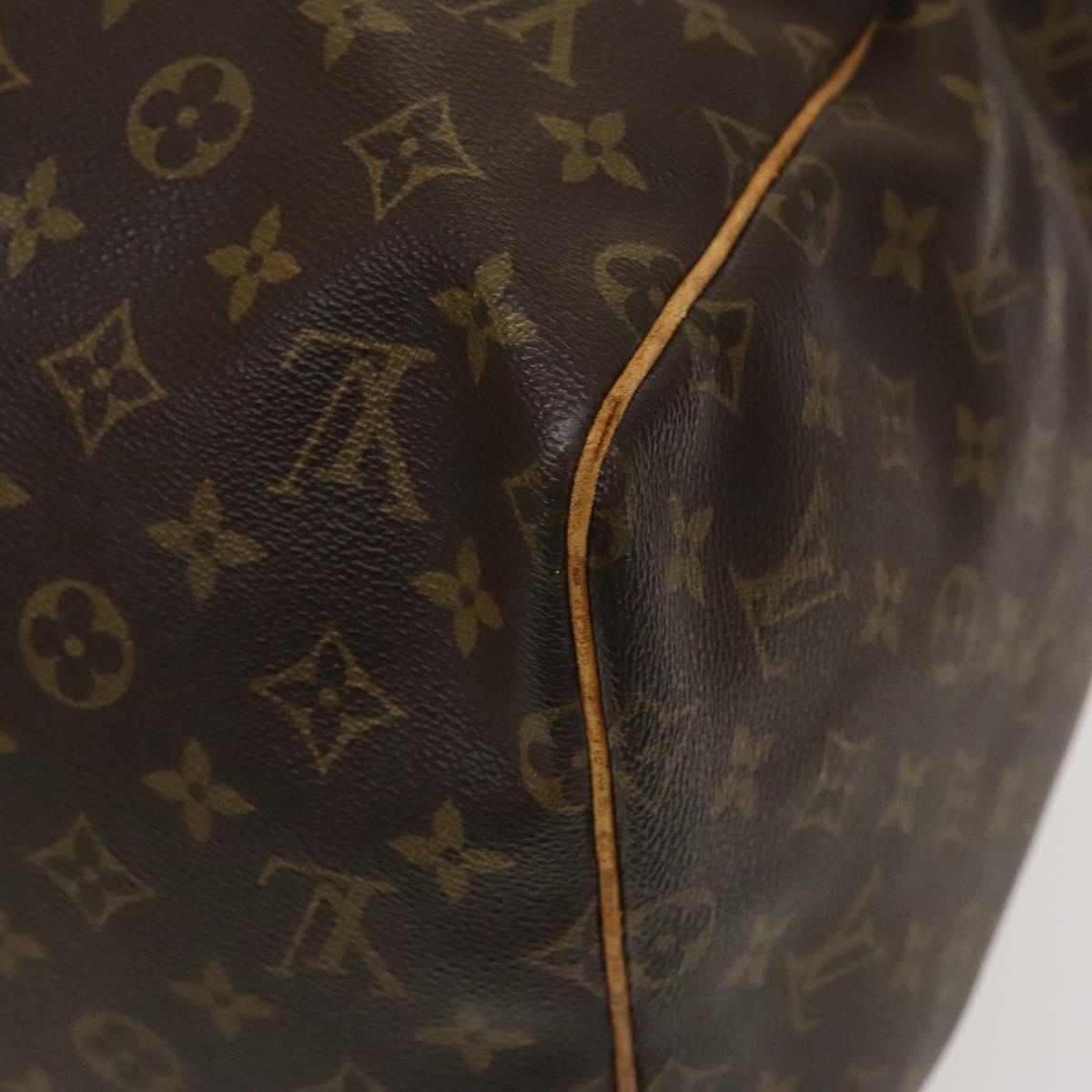 LOUIS VUITTON Monogram Keepall 55 Boston Bag M41424 LV Auth 136945