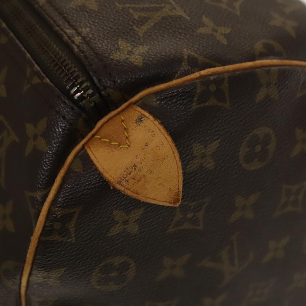 LOUIS VUITTON Monogram Keepall 55 Boston Bag M41424 LV Auth 136945