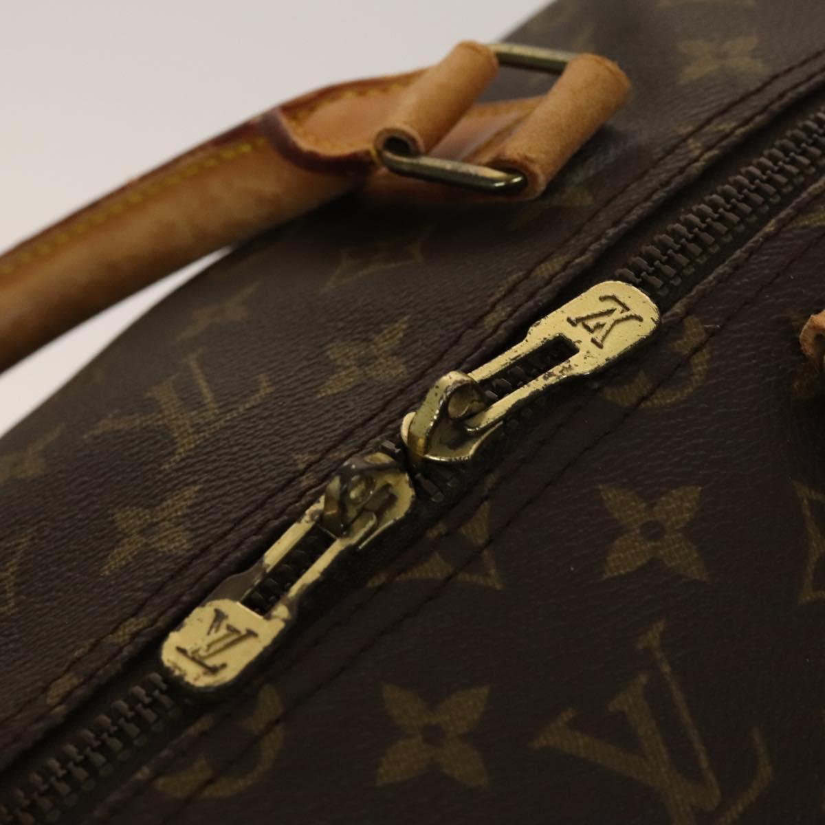 LOUIS VUITTON Monogram Keepall 55 Boston Bag M41424 LV Auth 136945