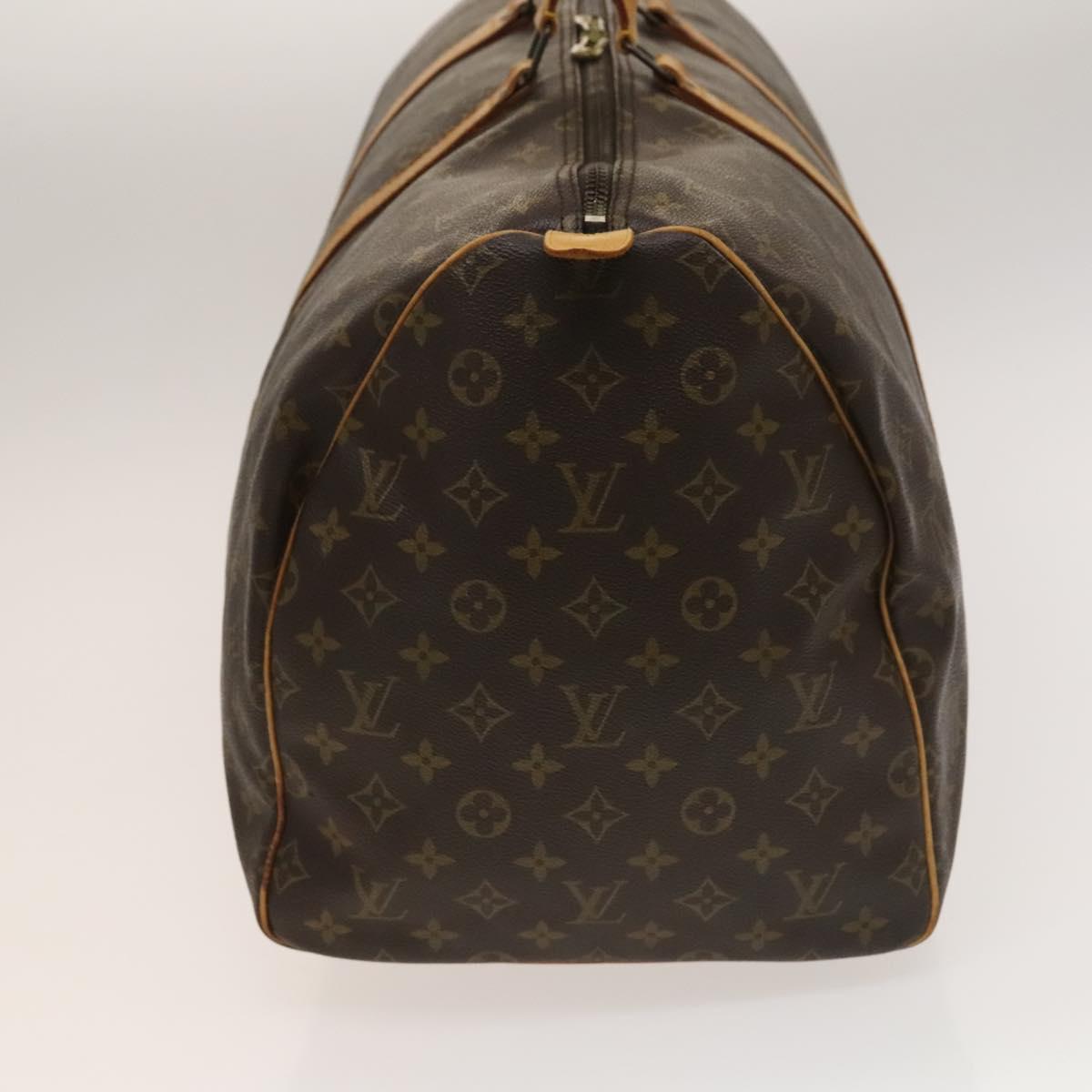 LOUIS VUITTON Monogram Keepall 55 Boston Bag M41424 LV Auth 136945