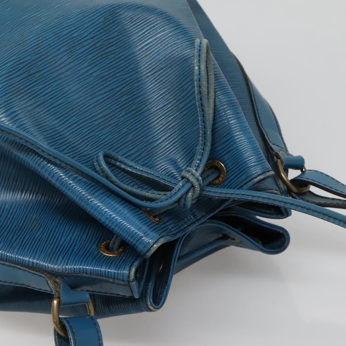 LOUIS VUITTON Epi Noe Shoulder Bag Toledo Blue M44005 LV Auth 136964