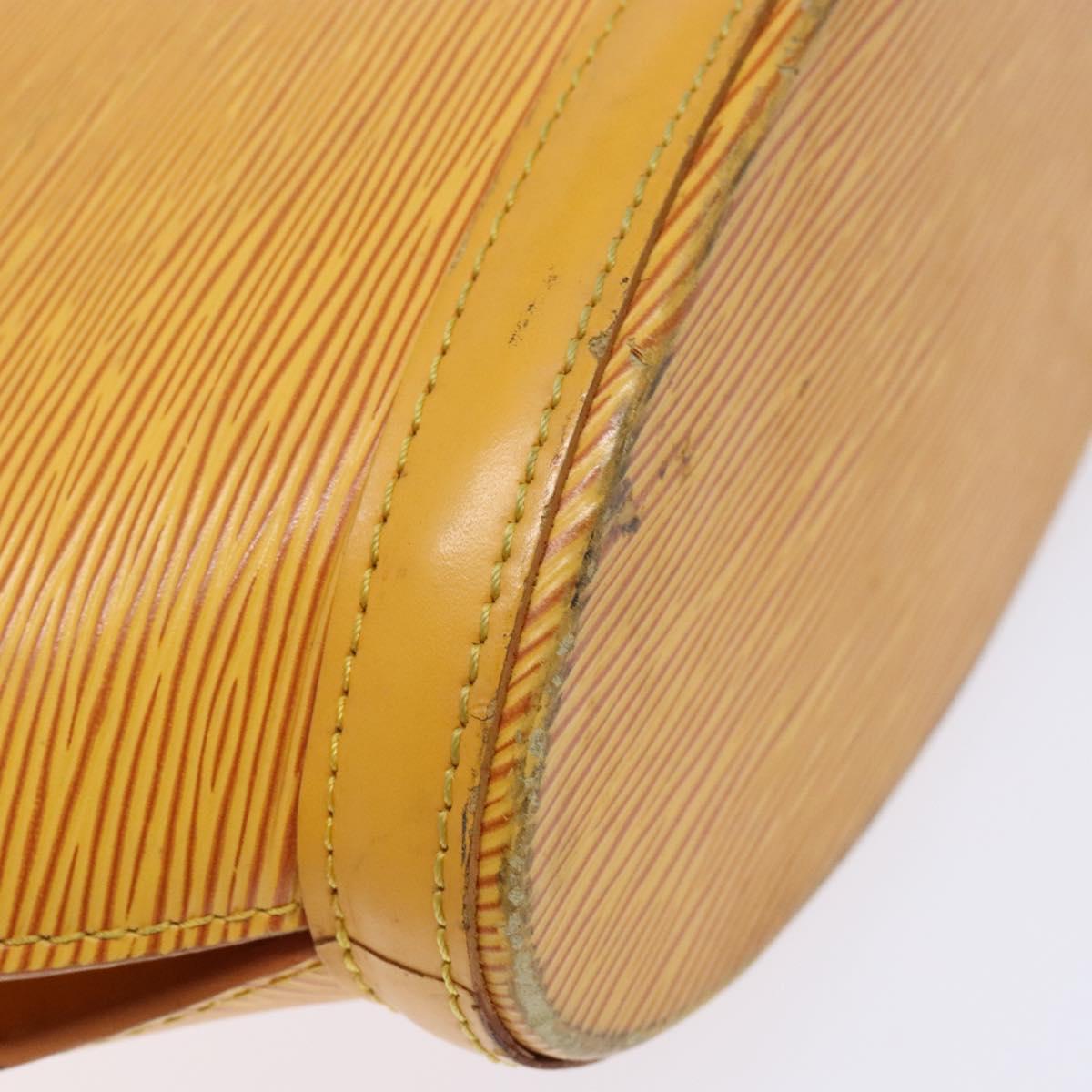 LOUIS VUITTON Epi Saint Jacques Hand Bag Yellow M52279 LV Auth 136966