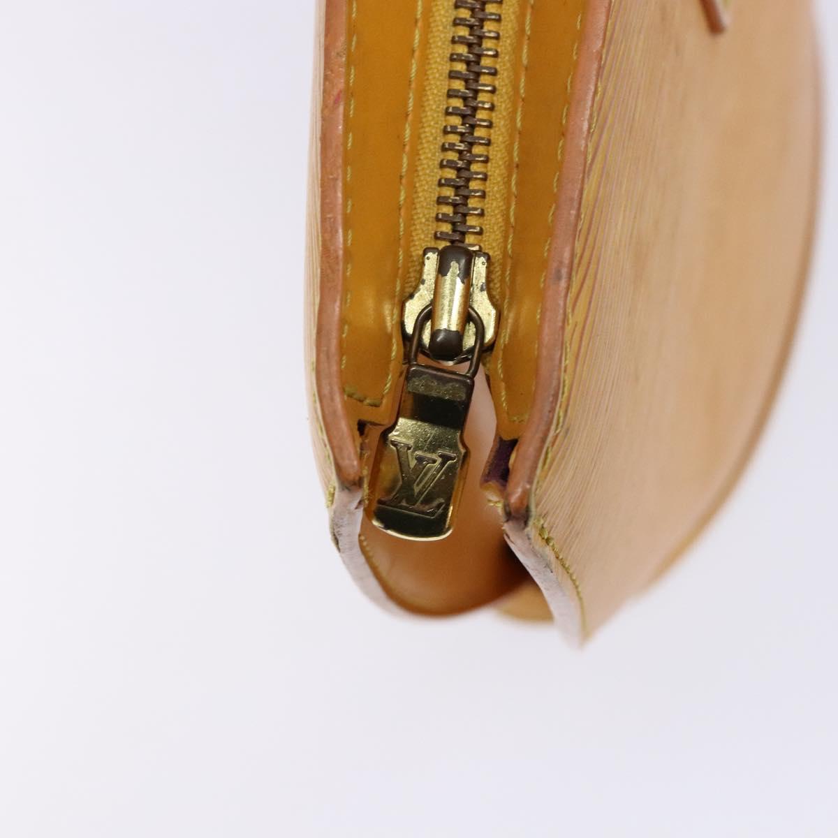 LOUIS VUITTON Epi Saint Jacques Hand Bag Yellow M52279 LV Auth 136966