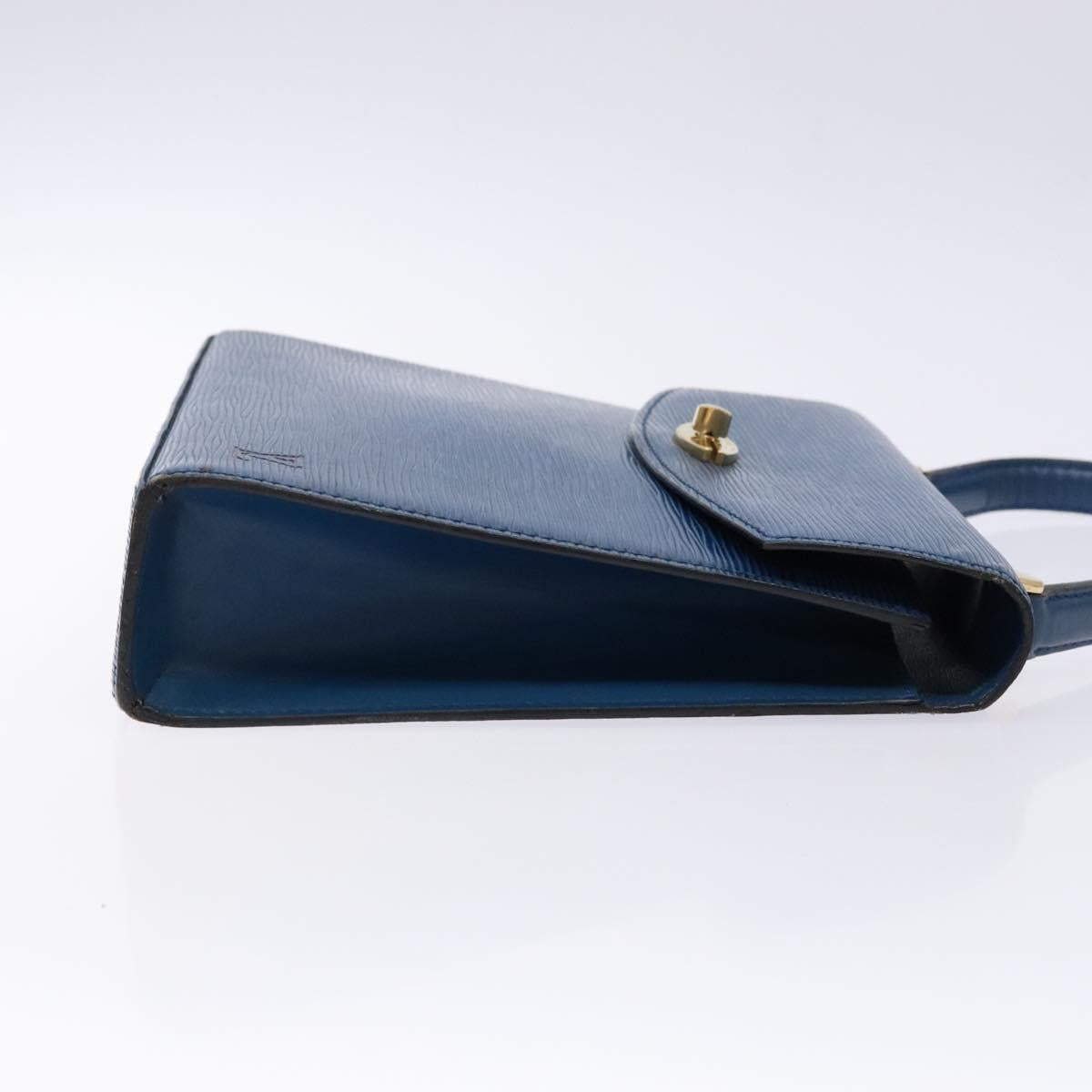 LOUIS VUITTON Epi Malesherbes Hand Bag Blue M52375 LV Auth 136983