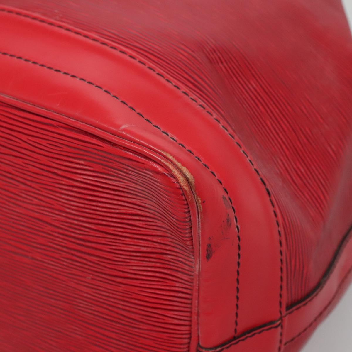 LOUIS VUITTON Epi Noe Shoulder Bag Red M44007 LV Auth 136984