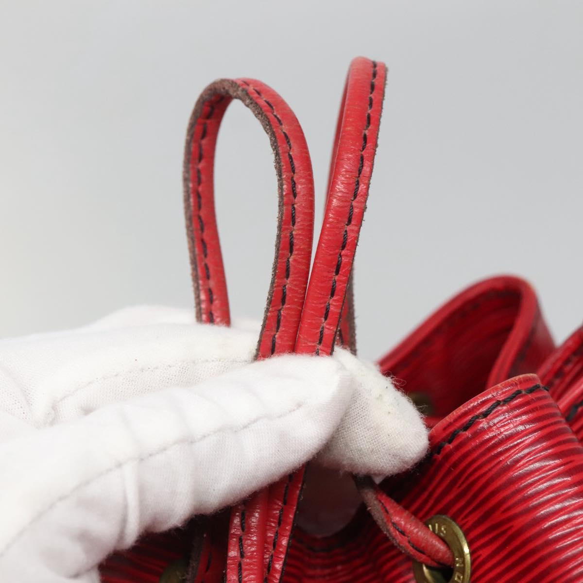 LOUIS VUITTON Epi Noe Shoulder Bag Red M44007 LV Auth 136984