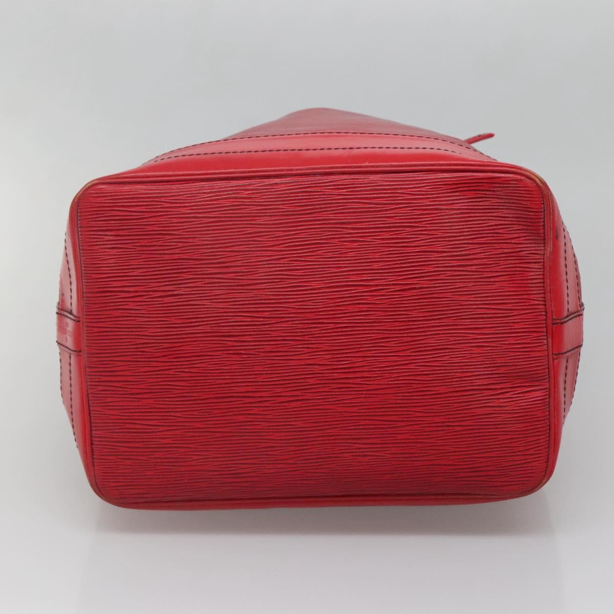 LOUIS VUITTON Epi Noe Shoulder Bag Red M44007 LV Auth 136984