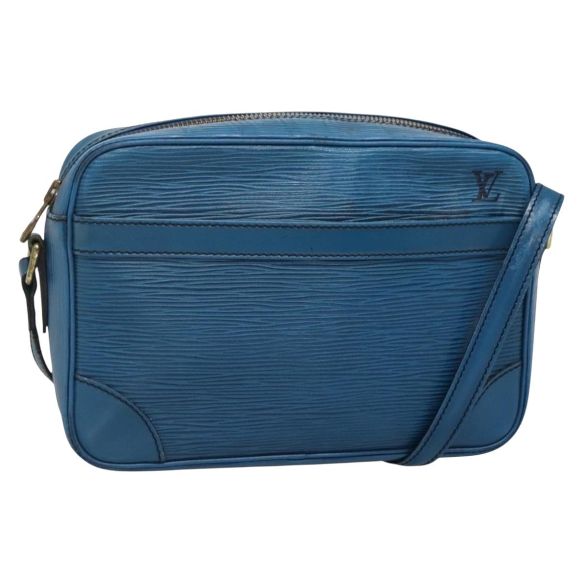 LOUIS VUITTON Epi Trocadero 23 Shoulder Bag Blue M52305 LV Auth 137005
