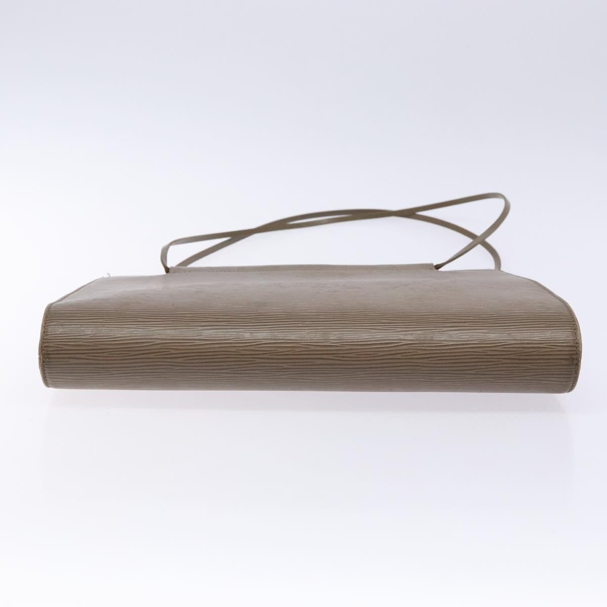 LOUIS VUITTON Epi Saint Tropez Shoulder Bag Gray Lilac M5246B LV Auth 137006