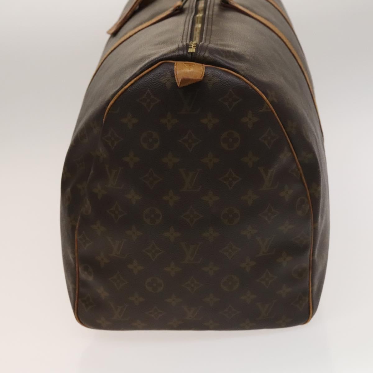 LOUIS VUITTON Monogram Keepall 60 Boston Bag M41422 LV Auth 137014