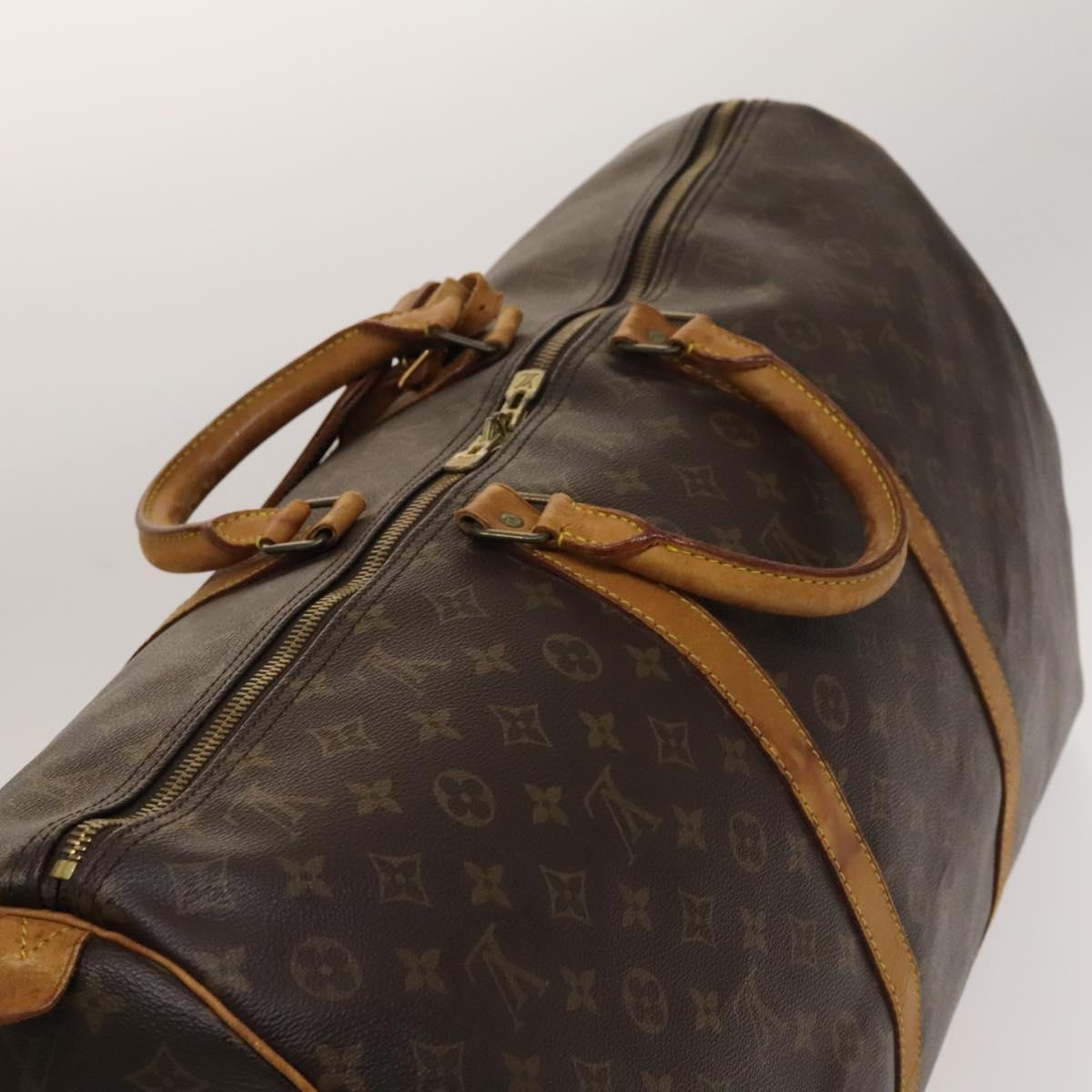 LOUIS VUITTON Monogram Keepall 60 Boston Bag M41422 LV Auth 137014