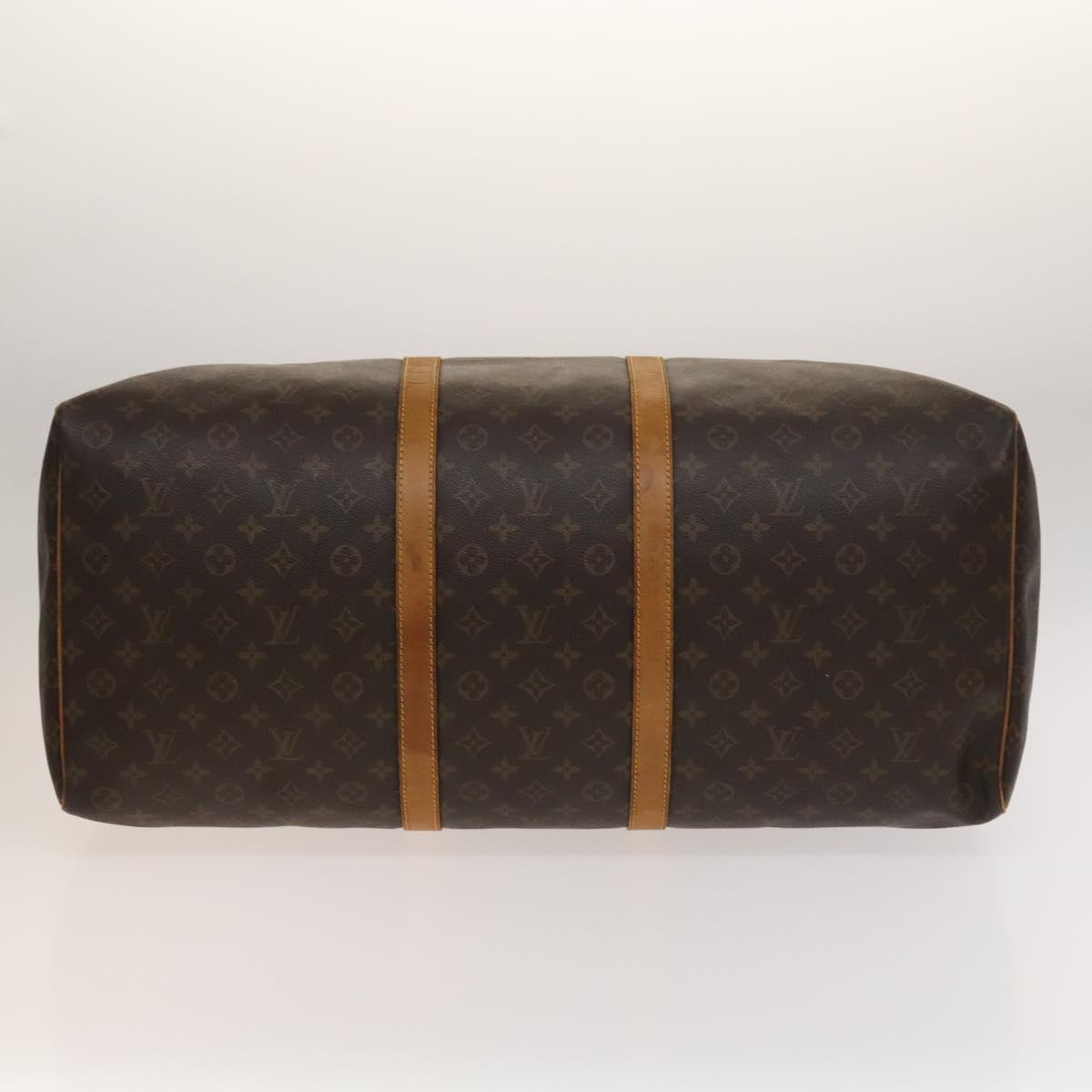 LOUIS VUITTON Monogram Keepall 60 Boston Bag M41422 LV Auth 137014