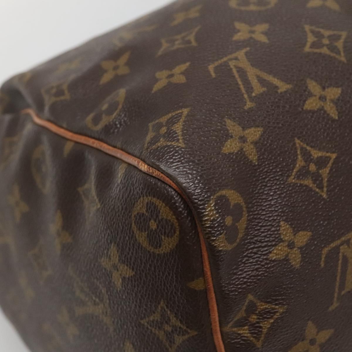 LOUIS VUITTON Monogram Speedy 40 Hand Bag M41522 LV Auth 137023