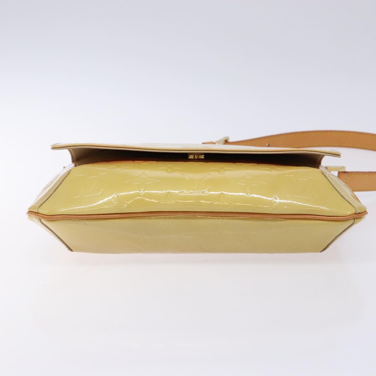 LOUIS VUITTON Monogram Vernis Thompson Street Bag Beige M91301 LV Auth 137030