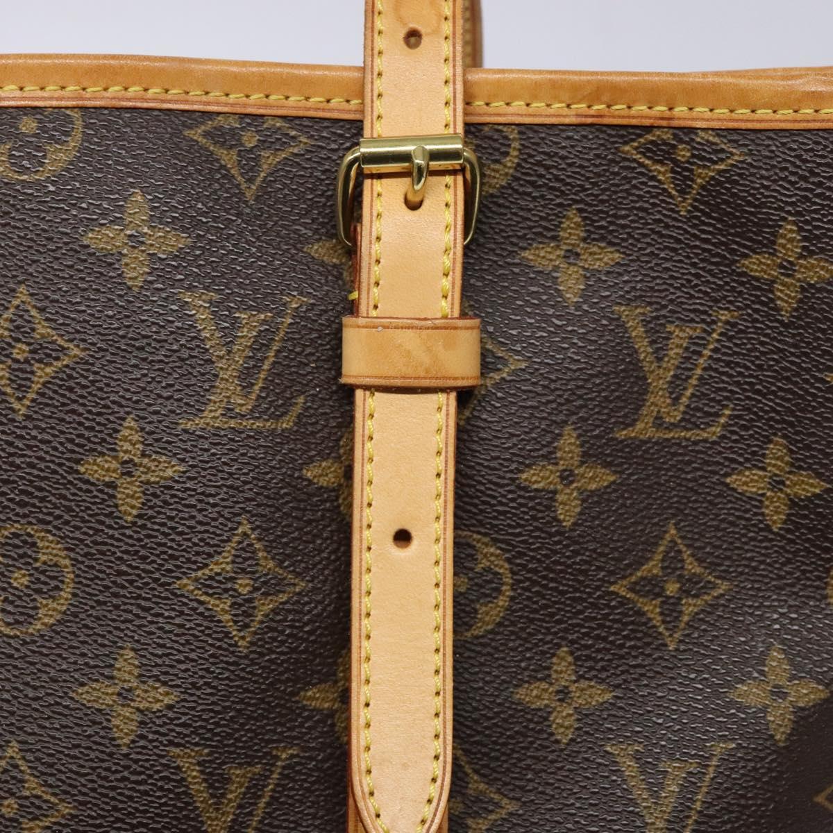LOUIS VUITTON Monogram Bucket GM Shoulder Bag M42236 LV Auth 137051