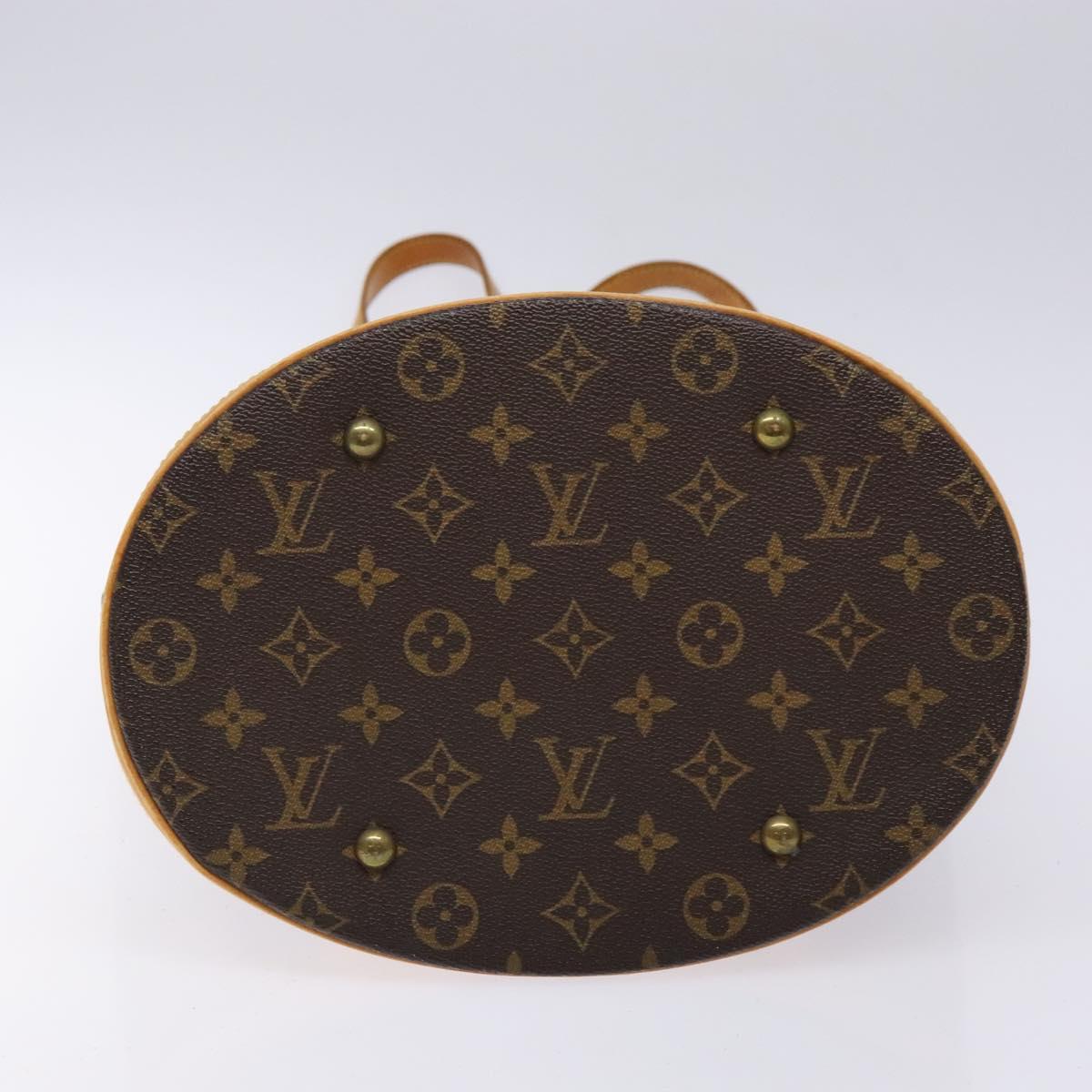 LOUIS VUITTON Monogram Bucket GM Shoulder Bag M42236 LV Auth 137051
