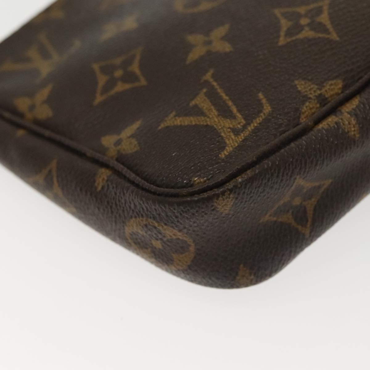 LOUIS VUITTON Monogram Pochette Accessoires Pouch M51980 LV Auth 137062