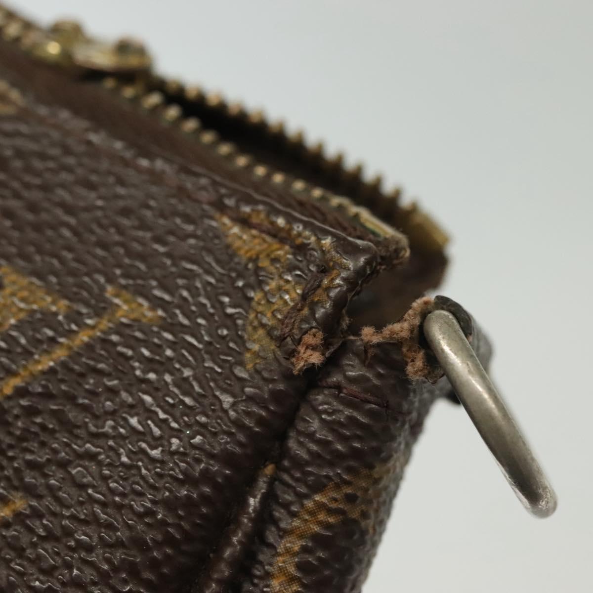 LOUIS VUITTON Monogram Pochette Accessoires Pouch M51980 LV Auth 137062