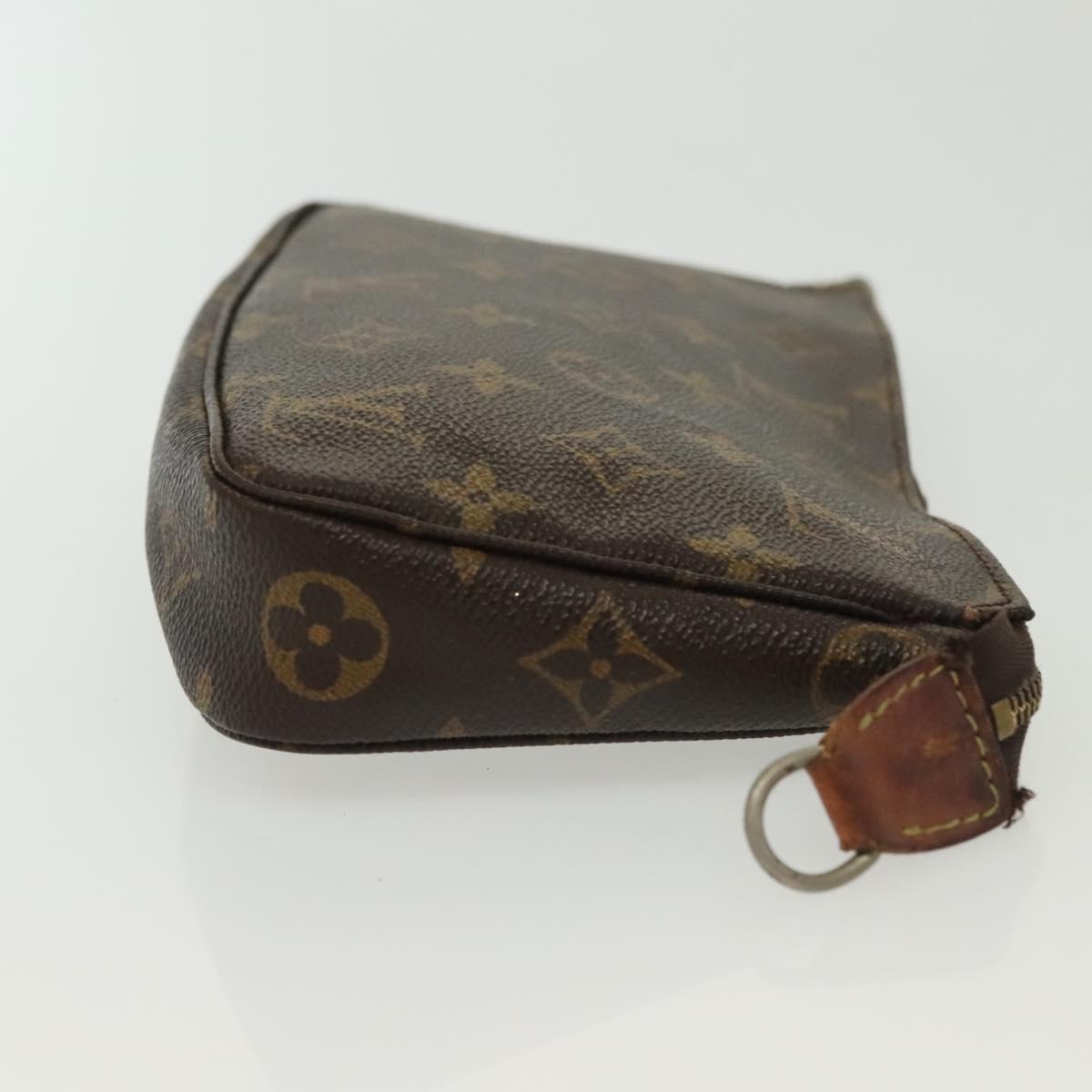 LOUIS VUITTON Monogram Pochette Accessoires Pouch M51980 LV Auth 137062