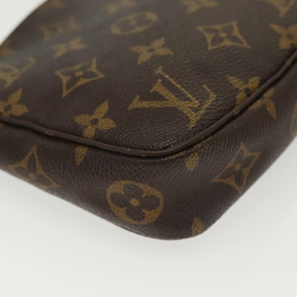 LOUIS VUITTON Monogram Pochette Accessoires Pouch M51980 LV Auth 137062