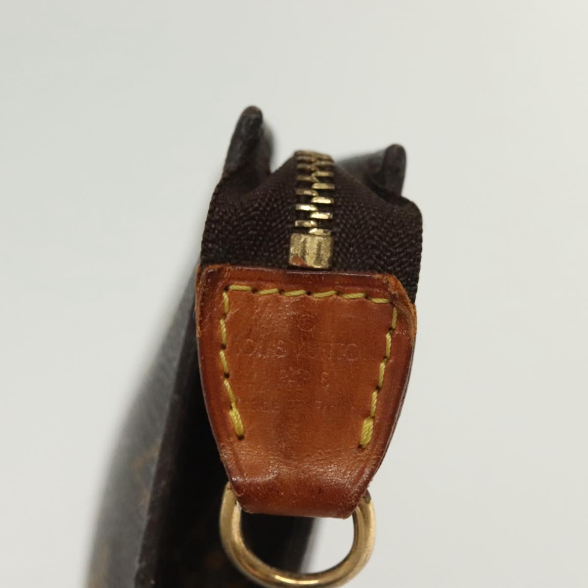 LOUIS VUITTON Monogram Bucket PM Accessory Pouch LV Auth 137065