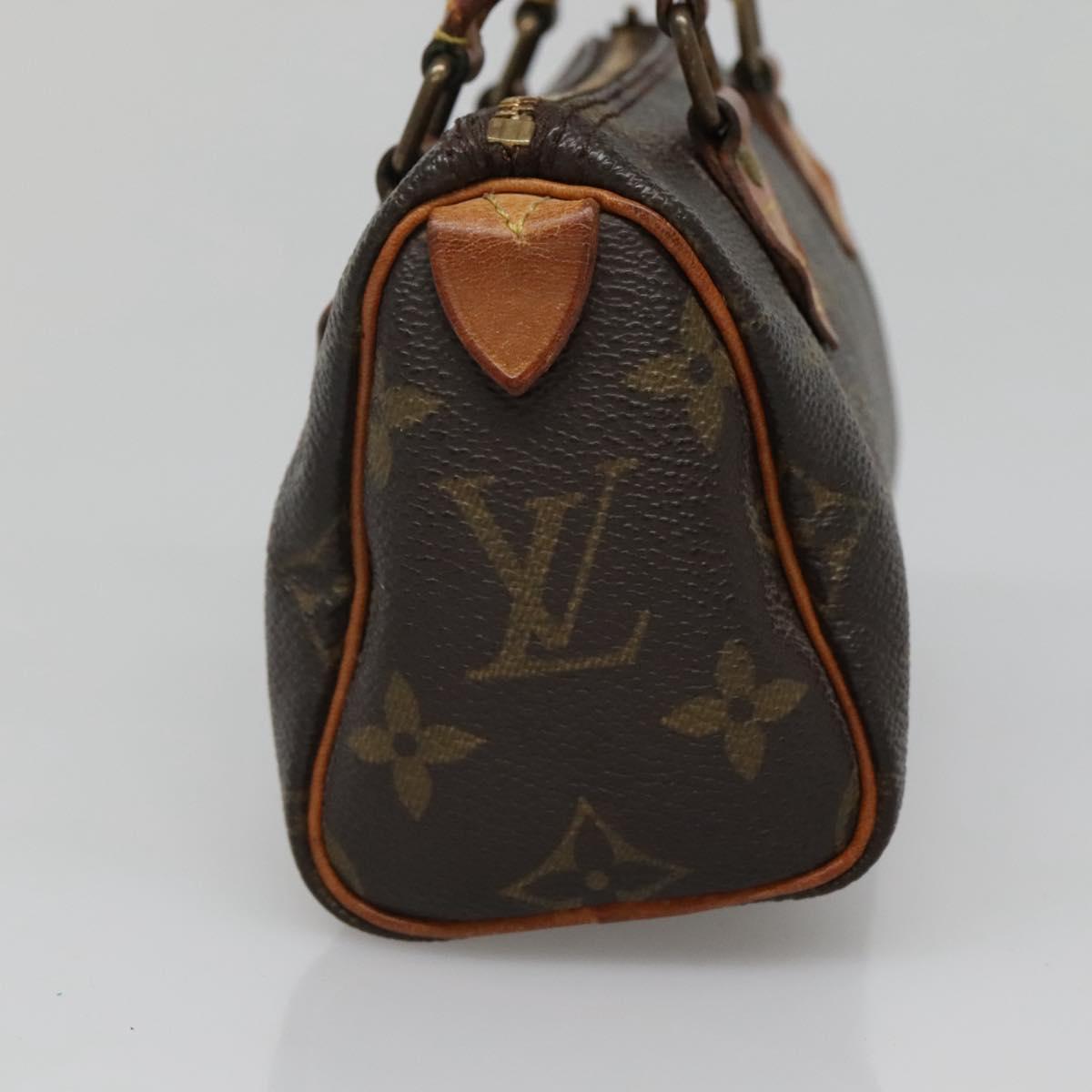LOUIS VUITTON Monogram Mini Speedy Hand Bag M41534 LV Auth 137066