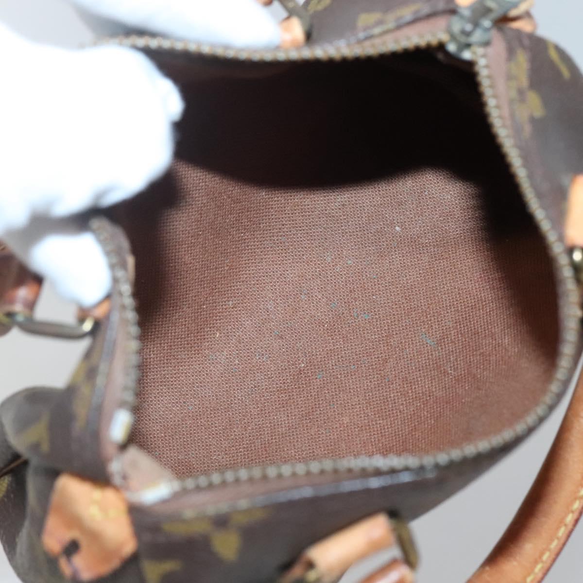 LOUIS VUITTON Monogram Mini Speedy Hand Bag M41534 LV Auth 137069