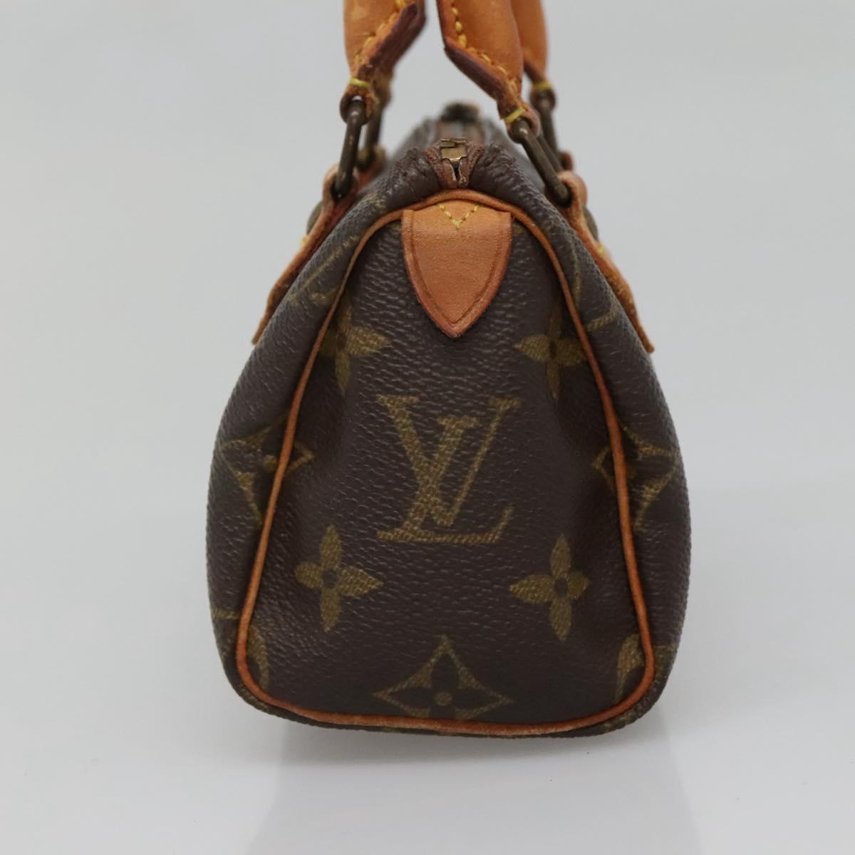 LOUIS VUITTON Monogram Mini Speedy Hand Bag M41534 LV Auth 137069