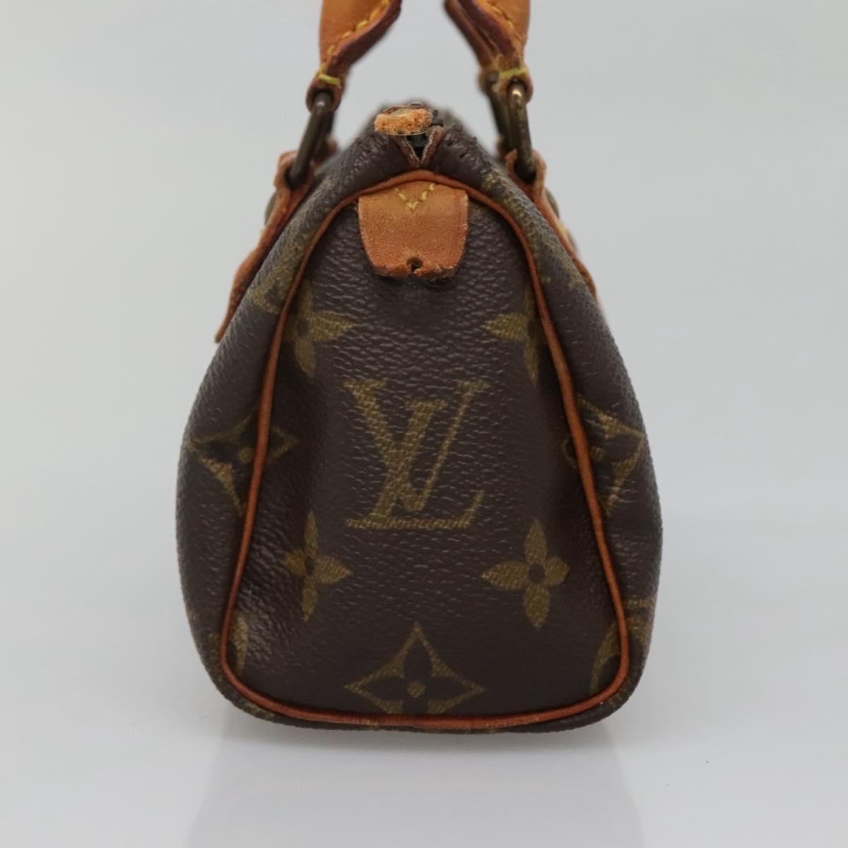 LOUIS VUITTON Monogram Mini Speedy Hand Bag M41534 LV Auth 137069