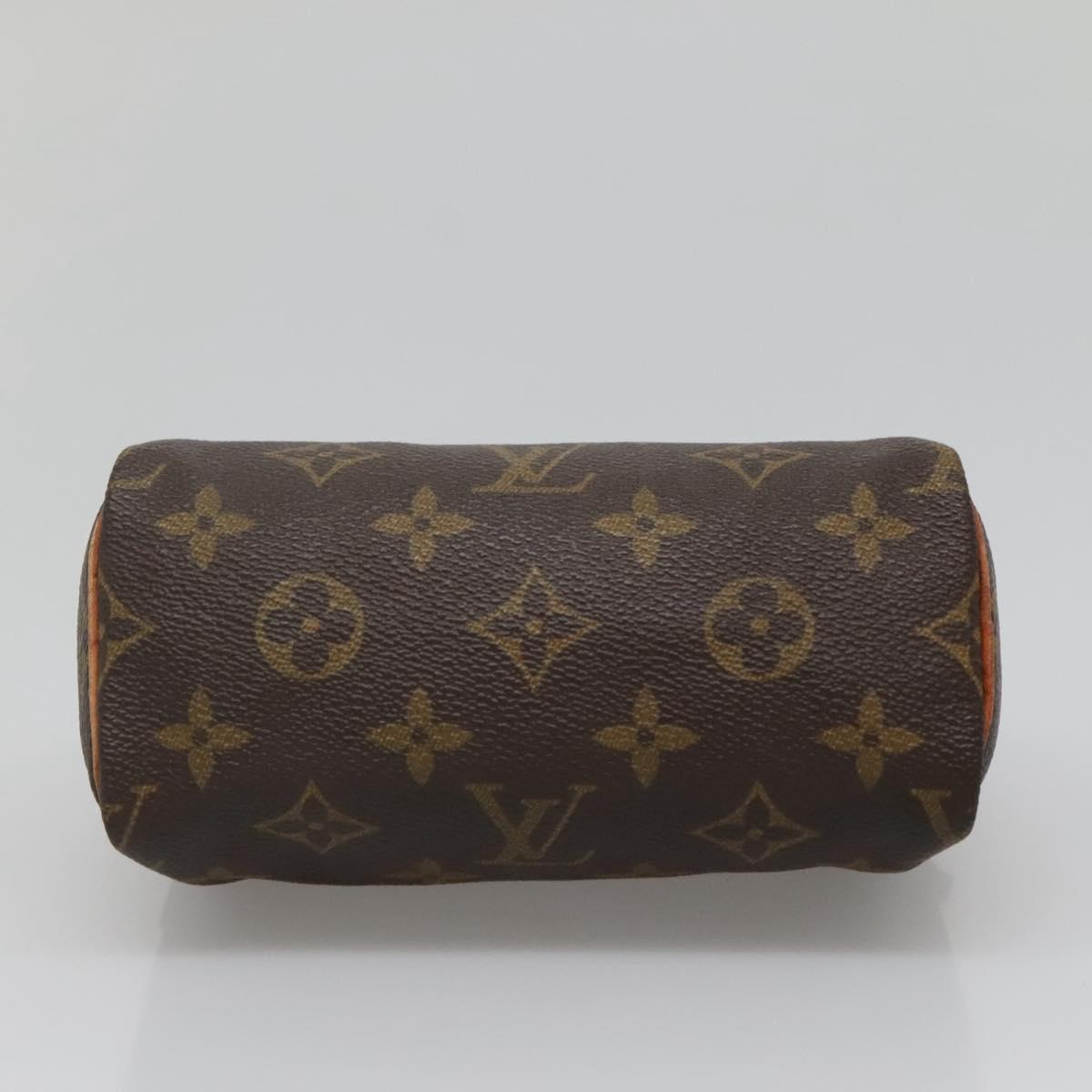 LOUIS VUITTON Monogram Mini Speedy Hand Bag M41534 LV Auth 137069