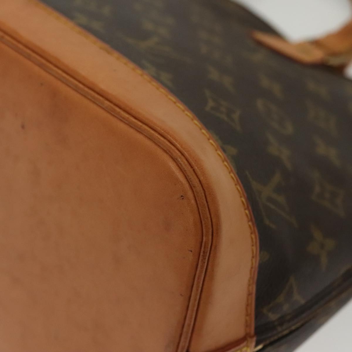 LOUIS VUITTON Monogram Alma Hand Bag M51130 LV Auth 137070