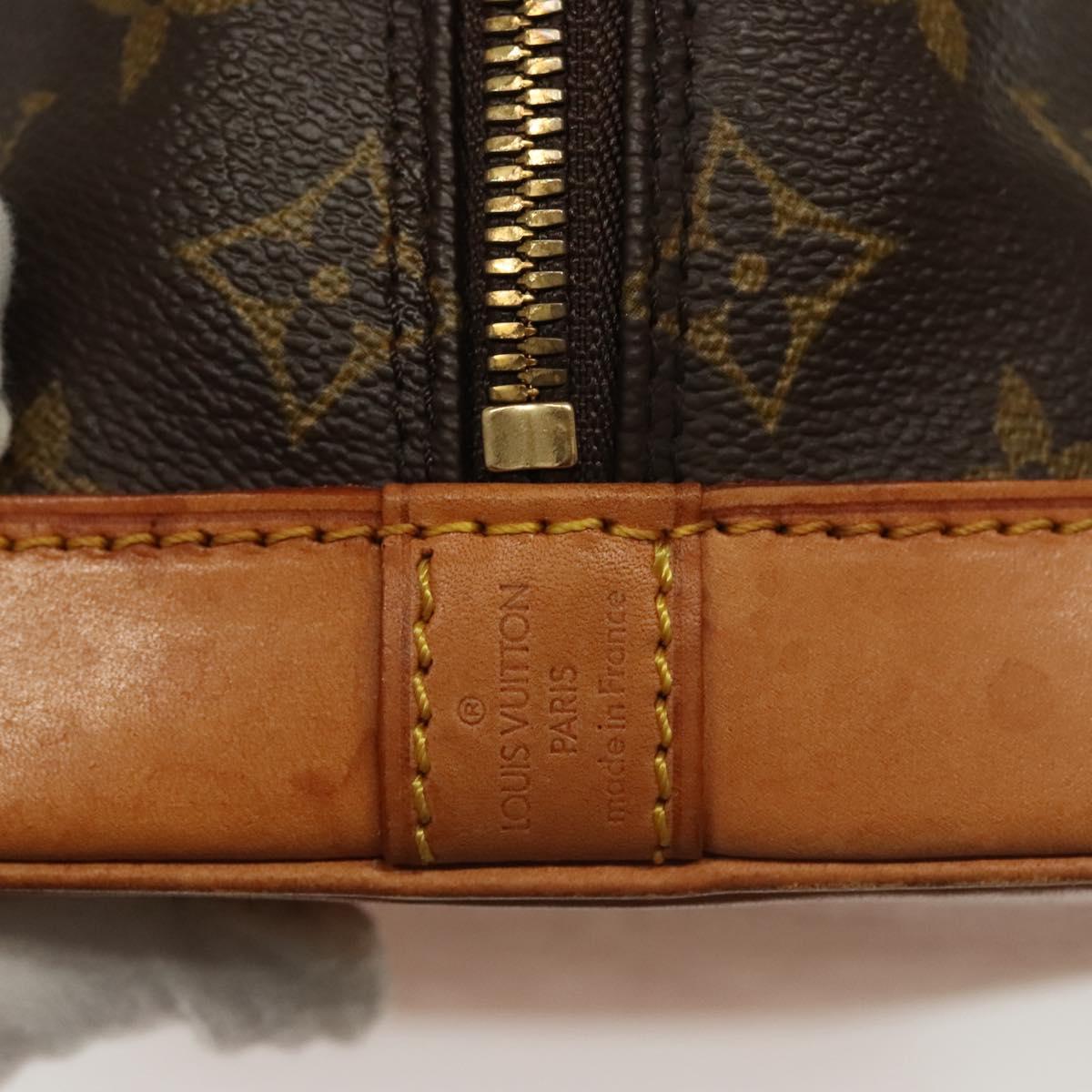LOUIS VUITTON Monogram Alma Hand Bag M51130 LV Auth 137070