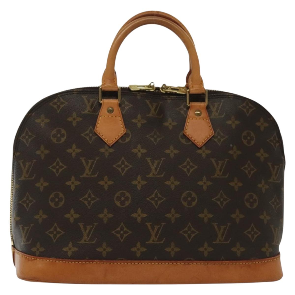 LOUIS VUITTON Monogram Alma Hand Bag M51130 LV Auth 137070