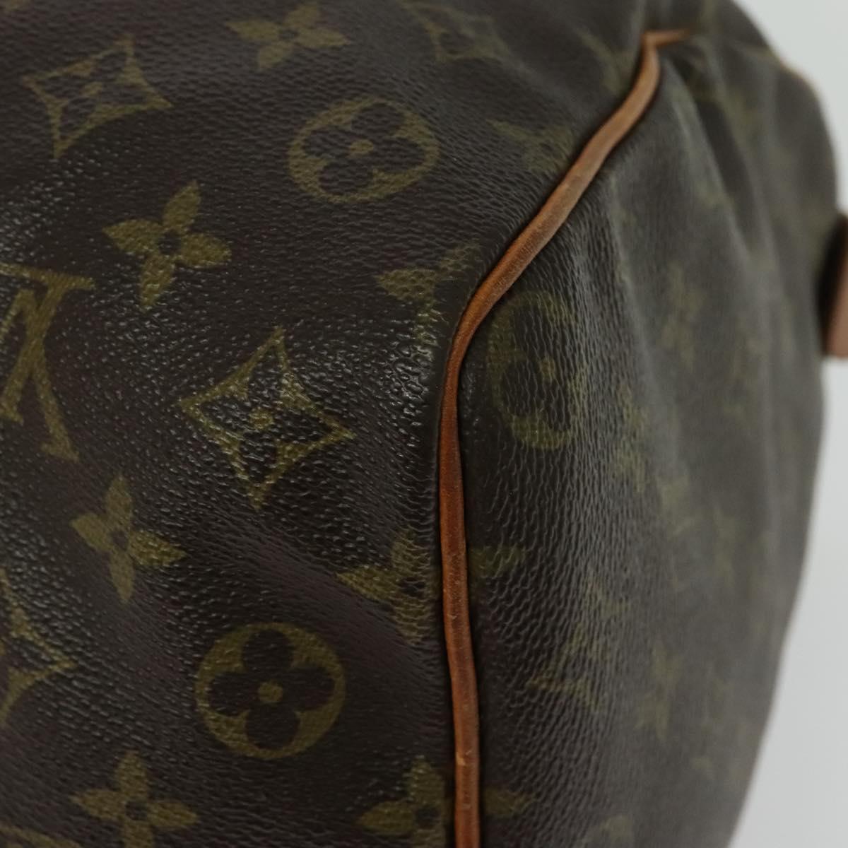 LOUIS VUITTON Monogram Speedy 35 Hand Bag M41524 LV Auth 137075
