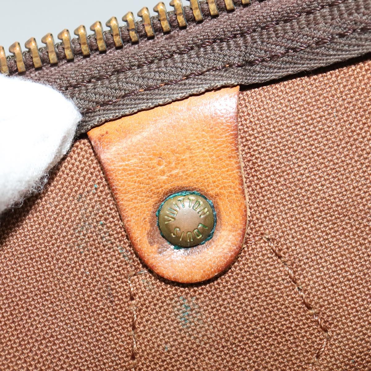 LOUIS VUITTON Monogram Speedy 35 Hand Bag M41524 LV Auth 137075