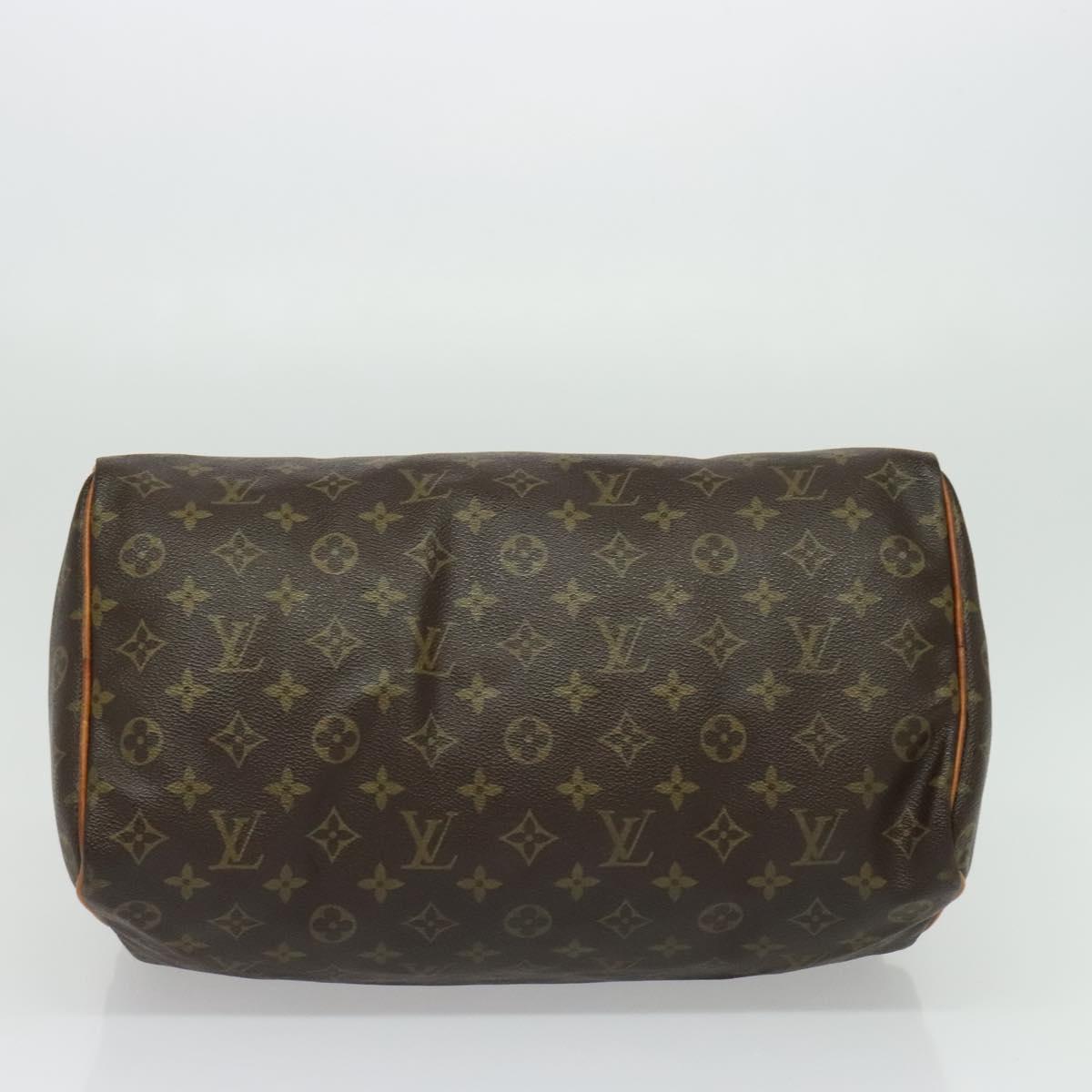 LOUIS VUITTON Monogram Speedy 35 Hand Bag M41524 LV Auth 137075