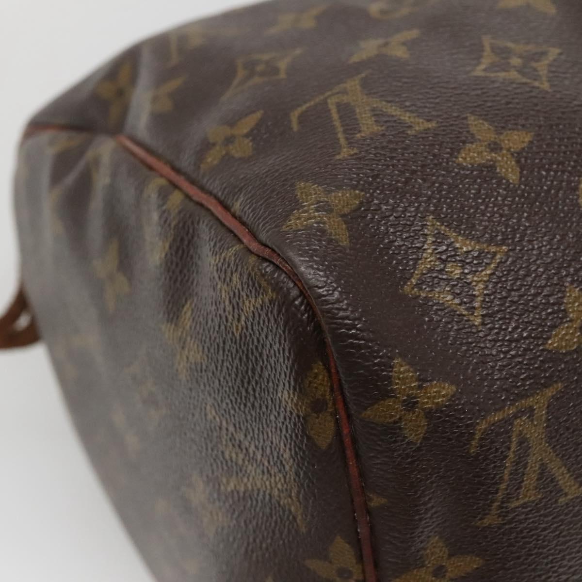 LOUIS VUITTON Monogram Speedy 30 Hand Bag M41526 LV Auth 137083