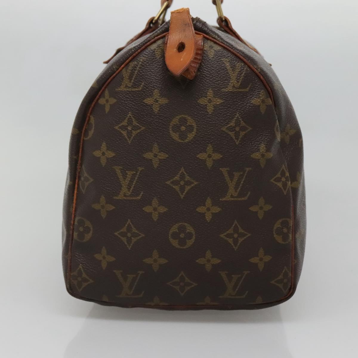 LOUIS VUITTON Monogram Speedy 30 Hand Bag M41526 LV Auth 137083