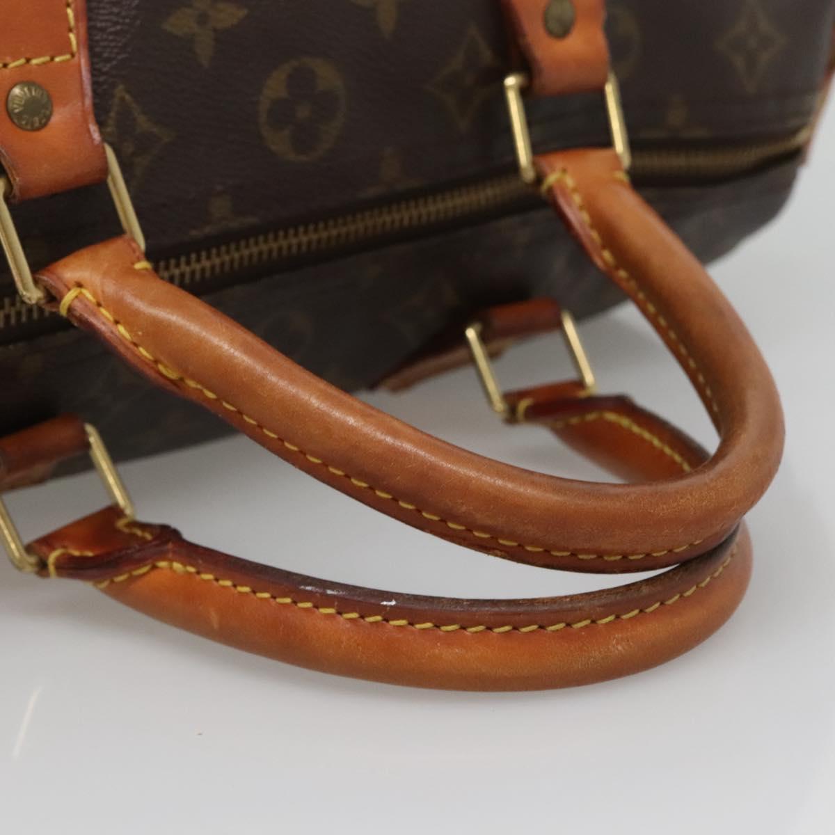 LOUIS VUITTON Monogram Speedy 30 Hand Bag M41526 LV Auth 137083
