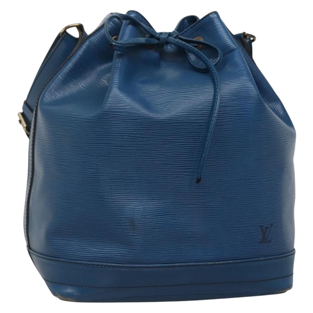 LOUIS VUITTON Epi Noe Shoulder Bag Toledo Blue M44005 LV Auth 137102